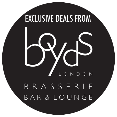 Exclusive deals from Boyds Brasserie